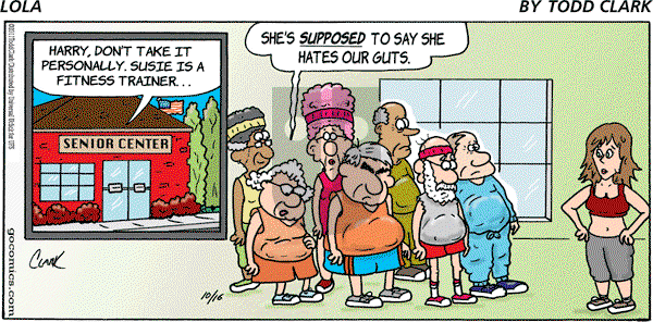 Lola - Sunday October 16, 2011 Comic Strip