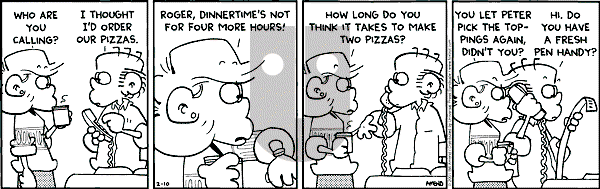 FoxTrot on Saturday February 10, 2001 Comic Strip