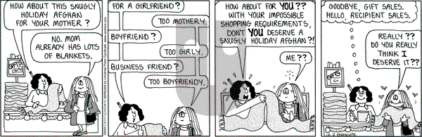 Cathy Classics on Wednesday December 3, 2025 Comic Strip