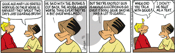 Arlo and Janis on Tuesday November 1, 2011 Comic Strip
