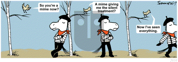 Dark Side of the Horse on Monday April 29, 2013 Comic Strip