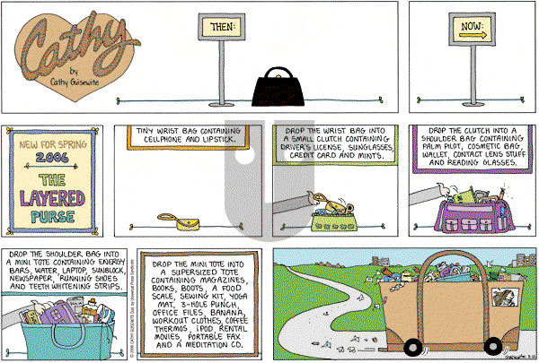 Cathy Classics - Sunday March 12, 2006 Comic Strip