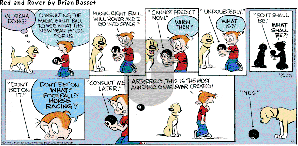 Red and Rover on Sunday December 31, 2006 Comic Strip