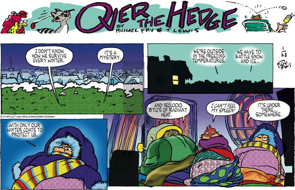 Over the Hedge on Sunday January 28, 2018 Comic Strip