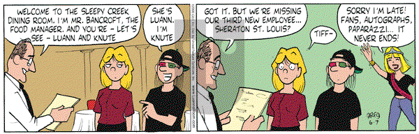 Luann on Wednesday June 7, 2006 Comic Strip