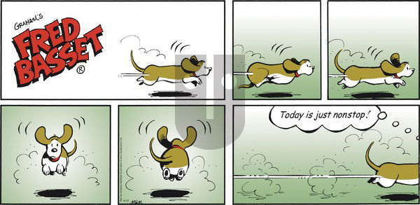 Fred Basset on Sunday April 12, 2020 Comic Strip