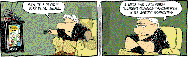 The Buckets on Tuesday October 9, 2012 Comic Strip