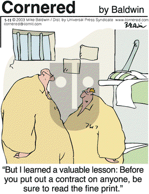 Cornered on Saturday January 11, 2003 Comic Strip