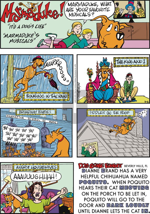 Marmaduke on Sunday June 16, 2019 Comic Strip