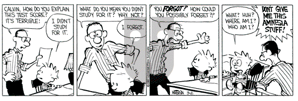 Calvin and Hobbes on Monday March 2, 1987 Comic Strip