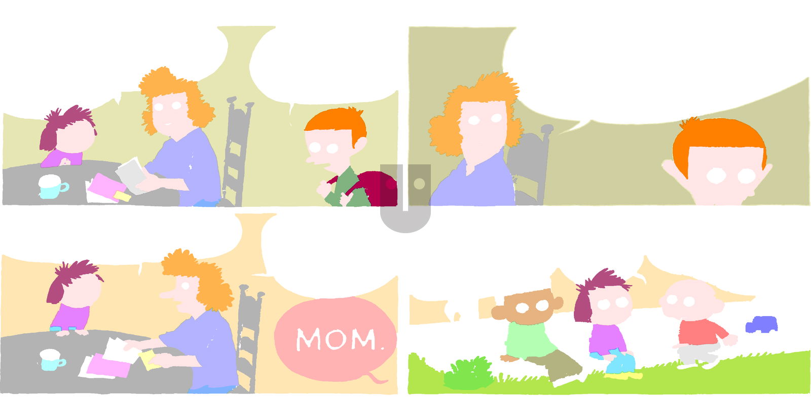 Cul de Sac on Sunday May 18, 2014 Comic Strip