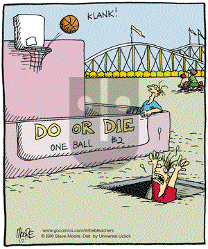 In the Bleachers on Saturday January 7, 2012 Comic Strip