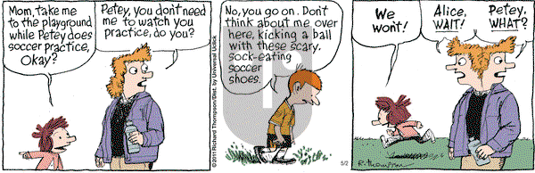 Cul de Sac on Monday May 2, 2011 Comic Strip
