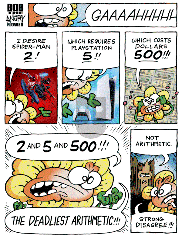 Bob the Angry Flower on Monday September 18, 2023 Comic Strip