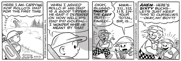 Nancy on Saturday August 26, 2006 Comic Strip