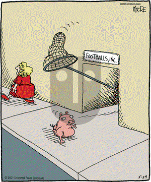 In the Bleachers on Tuesday May 29, 2001 Comic Strip