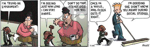 Frazz on Monday November 26, 2012 Comic Strip