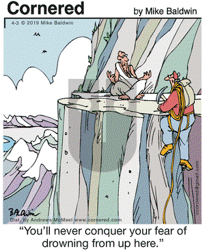 Cornered on Wednesday April 3, 2019 Comic Strip