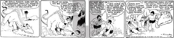 Alley Oop on Tuesday January 10, 1939 Comic Strip