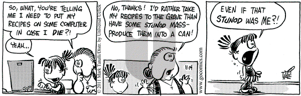 Heart of the City on Monday November 14, 2011 Comic Strip