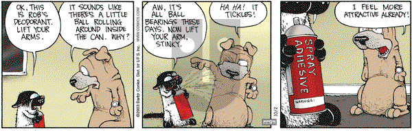 Get Fuzzy on Thursday October 2, 2003 Comic Strip