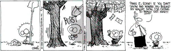 The Buckets on Tuesday July 2, 1996 Comic Strip