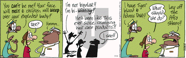 The Knight Life on Monday March 14, 2011 Comic Strip