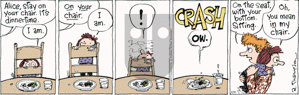 Cul de Sac on Monday April 30, 2018 Comic Strip