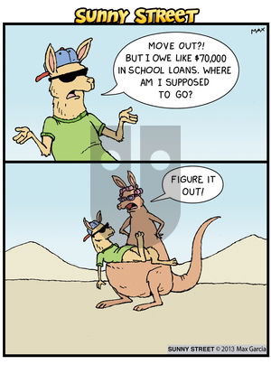 Sunny Street on Monday October 7, 2013 Comic Strip