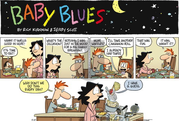 Baby Blues on Sunday May 27, 2018 Comic Strip