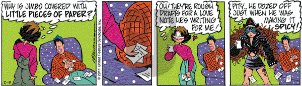 Rose is Rose on Wednesday February 9, 2011 Comic Strip