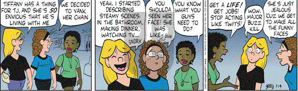 Luann on Monday July 14, 2008 Comic Strip