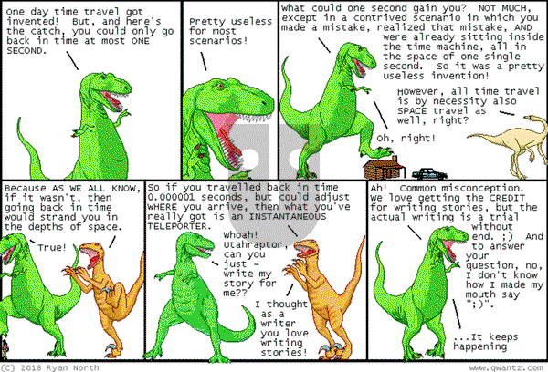 Dinosaur Comics on Tuesday April 15, 2025 Comic Strip