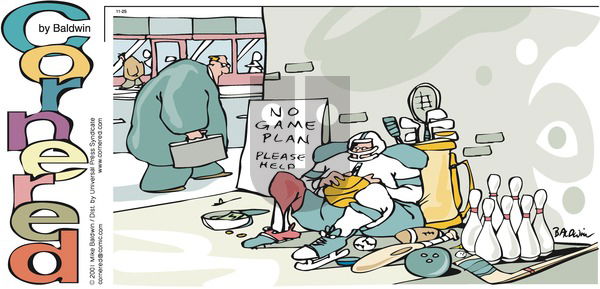 Cornered on Sunday November 25, 2001 Comic Strip