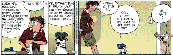 Get Fuzzy on Saturday April 21, 2007 Comic Strip