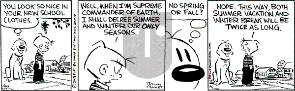 Red and Rover on Monday September 7, 2009 Comic Strip