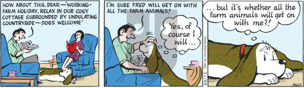 Fred Basset on Monday September 13, 2010 Comic Strip