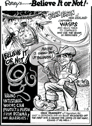 Ripley's Believe It or Not on Monday May 29, 2006 Comic Strip