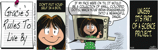 Baldo on Monday November 21, 2011 Comic Strip