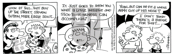 Soup to Nutz - Old on Monday April 18, 2005 Comic Strip