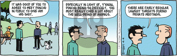 Pooch Cafe on Tuesday April 4, 2017 Comic Strip