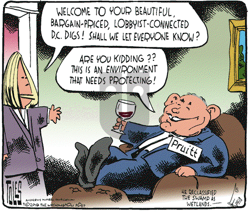 Tom Toles on Wednesday April 4, 2018 Comic Strip
