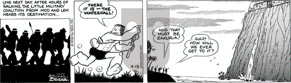 Alley Oop on Saturday April 13, 2002 Comic Strip