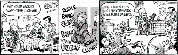 Betty on Saturday March 22, 1997 Comic Strip