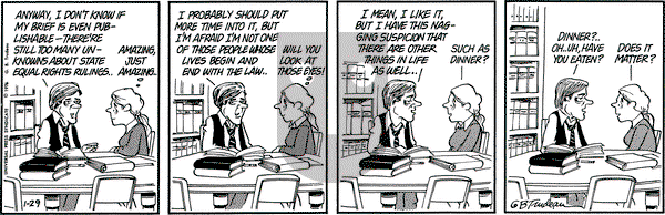 Doonesbury on Thursday January 29, 1976 Comic Strip