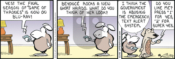 DeFlocked on Thursday December 5, 2019 Comic Strip