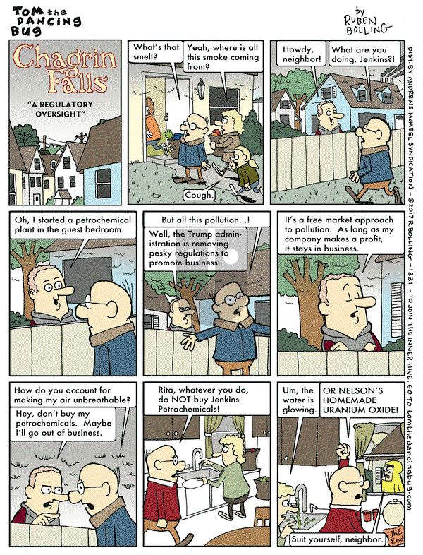 Tom the Dancing Bug on Friday March 31, 2017 Comic Strip