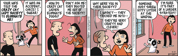 Pooch Cafe - Monday August 31, 2020 Comic Strip