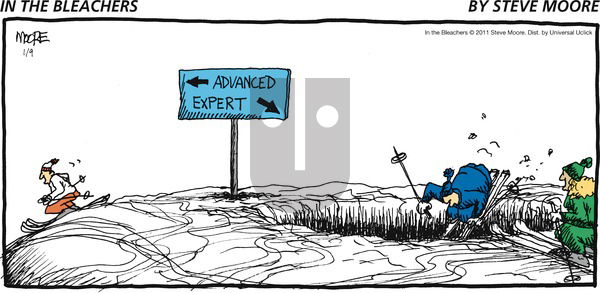 In the Bleachers on Sunday January 9, 2011 Comic Strip
