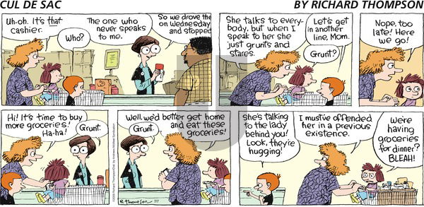 Cul de Sac on Sunday July 7, 2019 Comic Strip